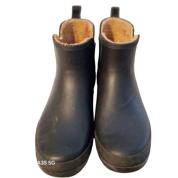 Chooka Womens Black Waterproof Ankle Boots With Faux Fur Lining Size 10 - Picture 2 of 9